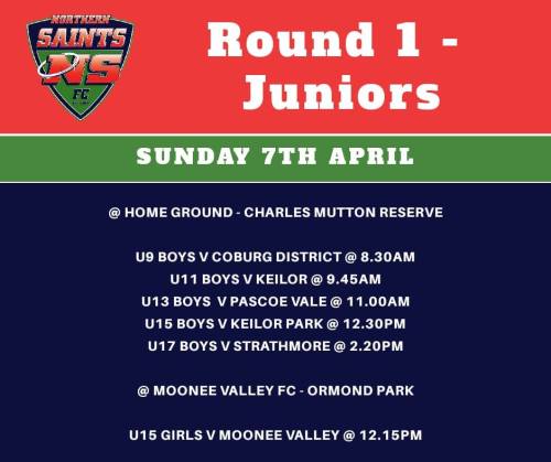 The 2019 Junior seasons kick off this Sunday!