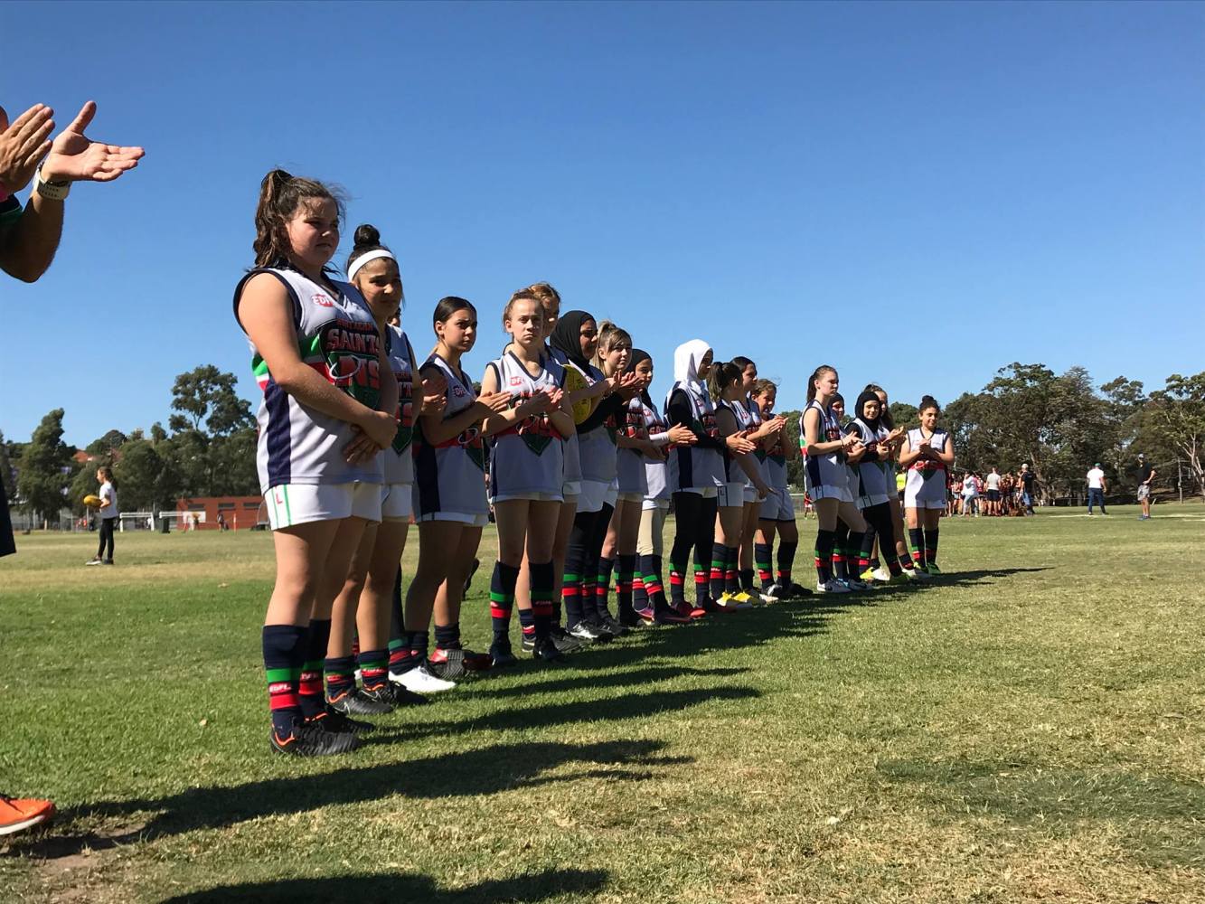 Northern Saints Girls first ever EDFL match!