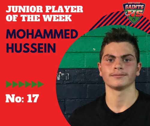 Junior Player of the Week - Mohammed Hussein