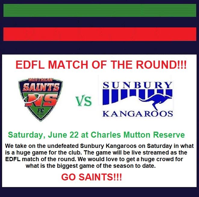 Northern v Sunbury - EDFL match of the round!