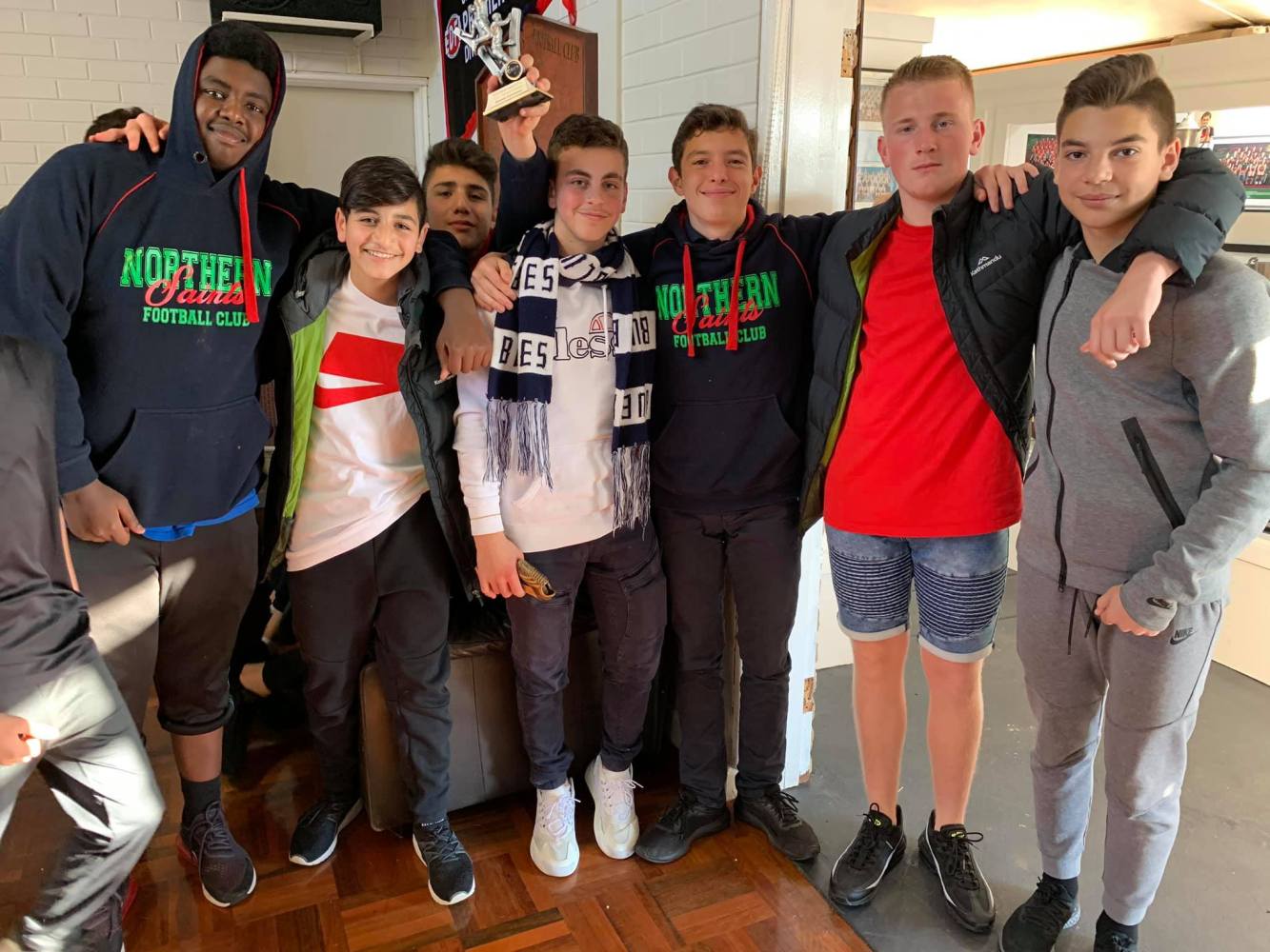 Under 15 Boys presentation day