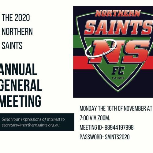 2020 Northern Saints Annual General Meeting