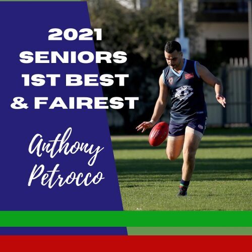 2021 Senior Best & Fairest