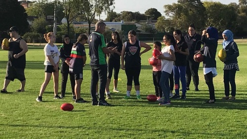 Girls Footy at the Saints on the rise!