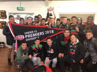 Under 15's premiers!